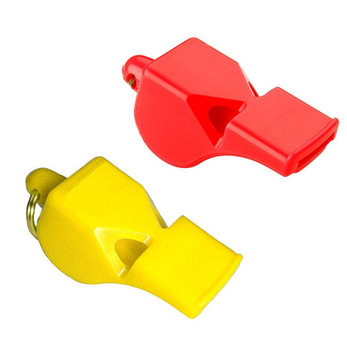 StonKraft Cox 50 Sports and Training Pea-Less Whistles-Used by Professionals (Assorted Colour) (Pack of 2)