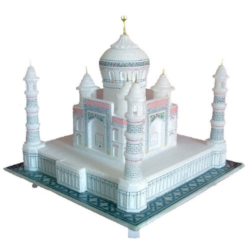 StonKraft Marble India Souvenir Collectible Handicraft Taj Mahal/Tajmahal Building Replica Model Statue Miniature