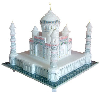 StonKraft Marble India Souvenir Collectible Handicraft Taj Mahal/Tajmahal Building Replica Model Statue Miniature