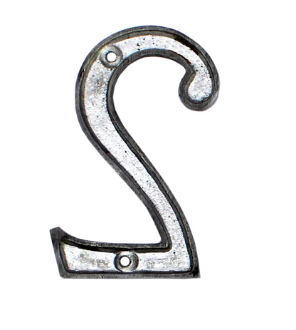 eSplanade 4" Aluminium House Hotel Door Number Plaque Sticky Numeric Numerical Digit 0-9 (2(Two))