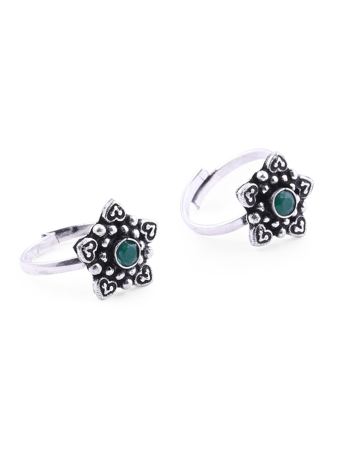 Binnis Wardrobe Toe Rings - Bichua - Bichiya for Women Girls | Jewellery - Fashion Items | German-Silver (Copper) - Peacock Shape