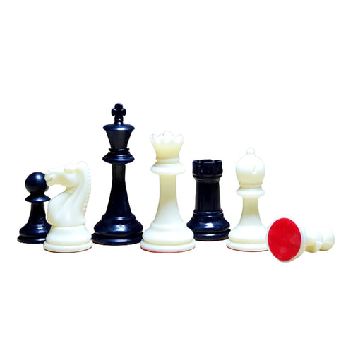 StonKraft - Tournament Chess Pieces (with Two Extra Queens) Chessmen Staunton Coins