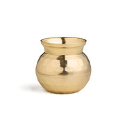 Esplanade Brass Lota Pot for Pooja – Puja Items for Home Temple Mandir, Kalash for Pooja, 100% Brass Utensils for Kitchen, Peetal Lota