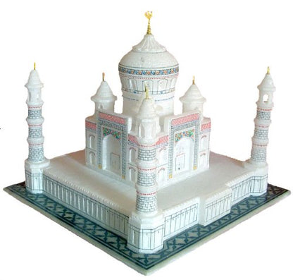 StonKraft Marble India Souvenir Collectible Handicraft Taj Mahal/Tajmahal Building Replica Model Statue Miniature