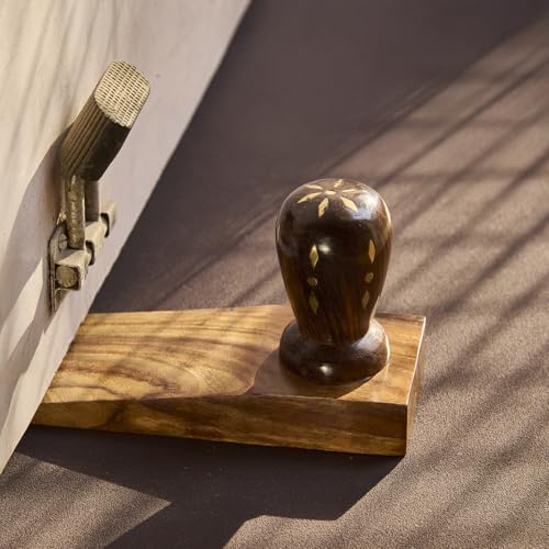 Esplanade Mango Wood Bird Door Stopper – Wooden Door Wedge, Cute & Functional Home Décor Item (sheesham Wood Stopper)