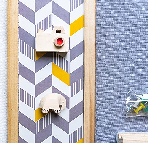 IVEI Combination Board - Pin and White Board Combo - Dry Erase - Bulletin - Metal Board - Calendar | All Purpose to-do Boards for Office, School, Home | 15inX19in (BIG)