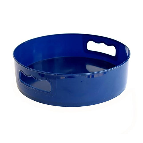 Kleo 360° Rotating Organizer Tray, Kitchen Organizer, Multi-Purpose Rotating Tray, Cosmetics Organizer, Bathroom & Dressing Table Organizer (Blue)