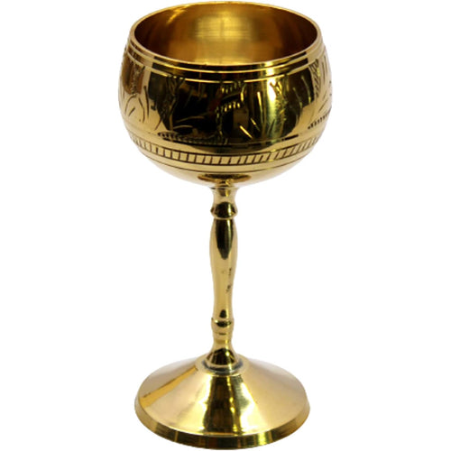 ESPLANADE Brass Chalice Goblet Shot Glasses Wine Coupes Glasses - 4.5