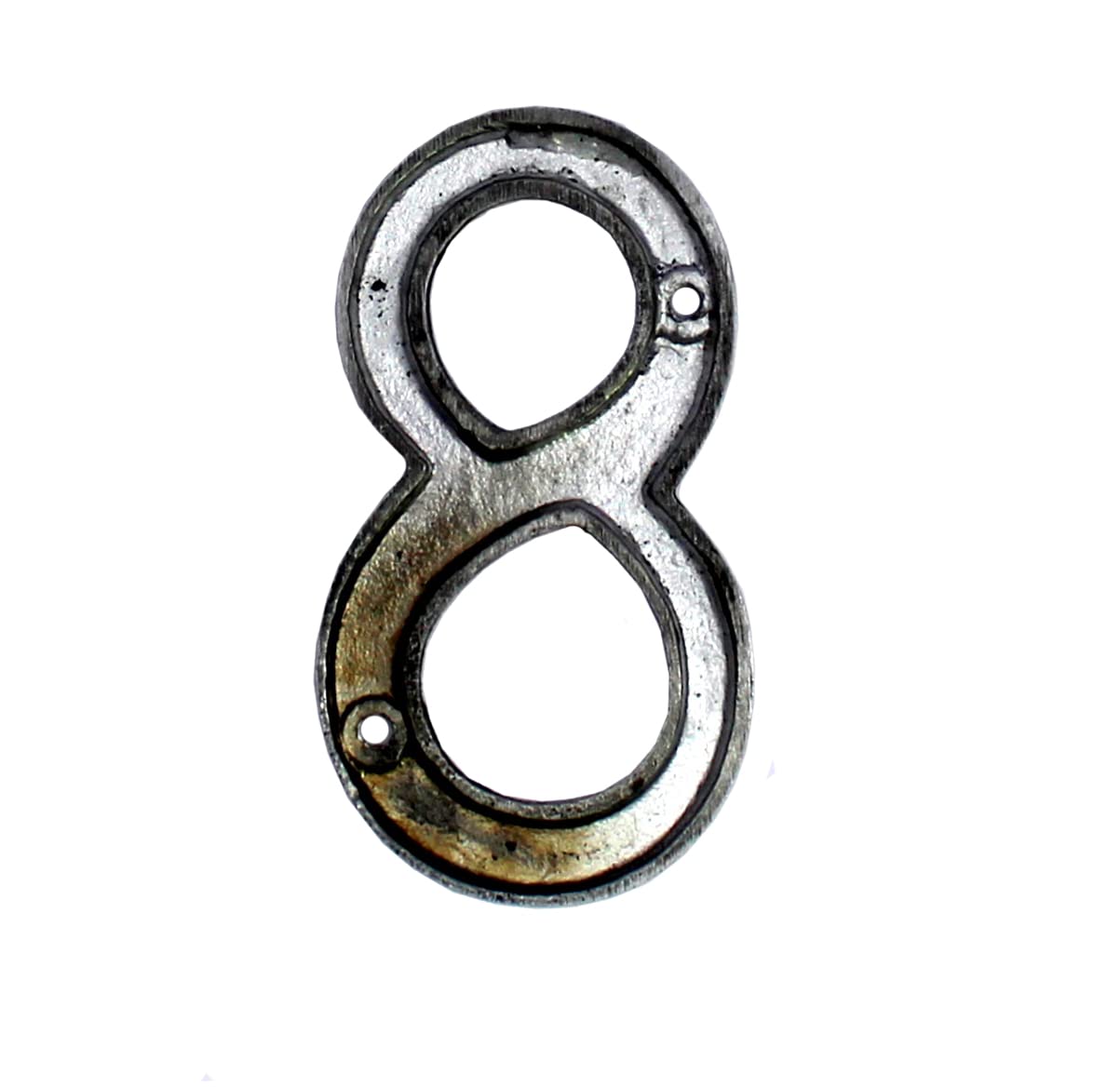 eSplanade 4" Brass House Hotel Door Number Plaque Sticky Numeric Numerical Digit 0-9