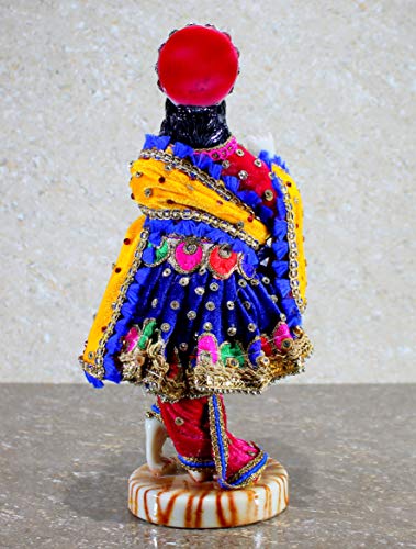eSplanade Resin Krishna Kishan Murti Idol Statue Sculpture (11", 12.5", 14" Inches) Multicolour