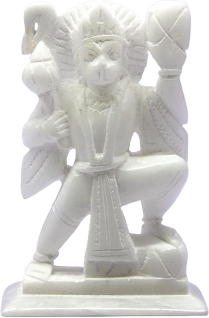 eSplanade Stone Hanuman Anjaneya Pavan Putra Idol Murti Moorti Statue 6.3 Inches