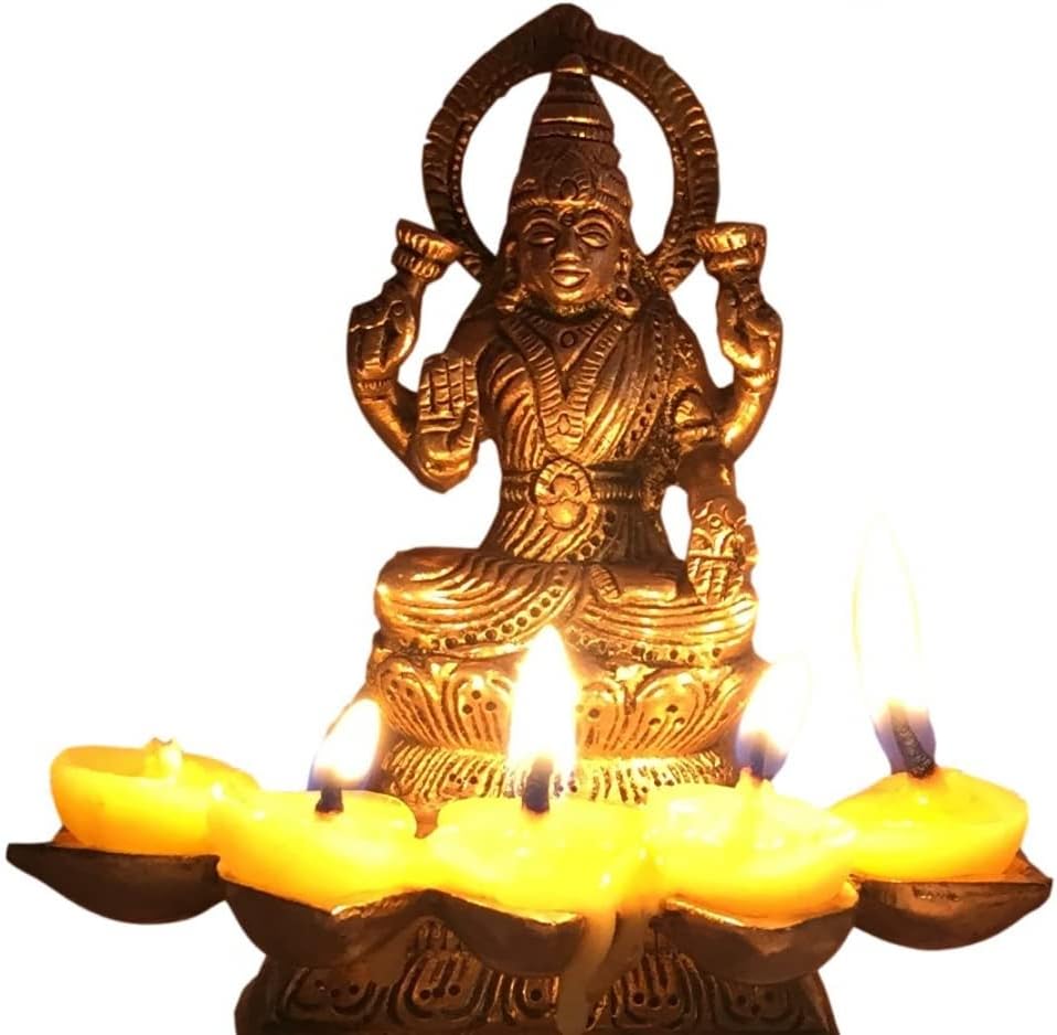 Tota Wax Free Pure Cow Ghee Diya Cotton Wicks for Puja with Diya. Combo of 50 Pooja Batti with Diya