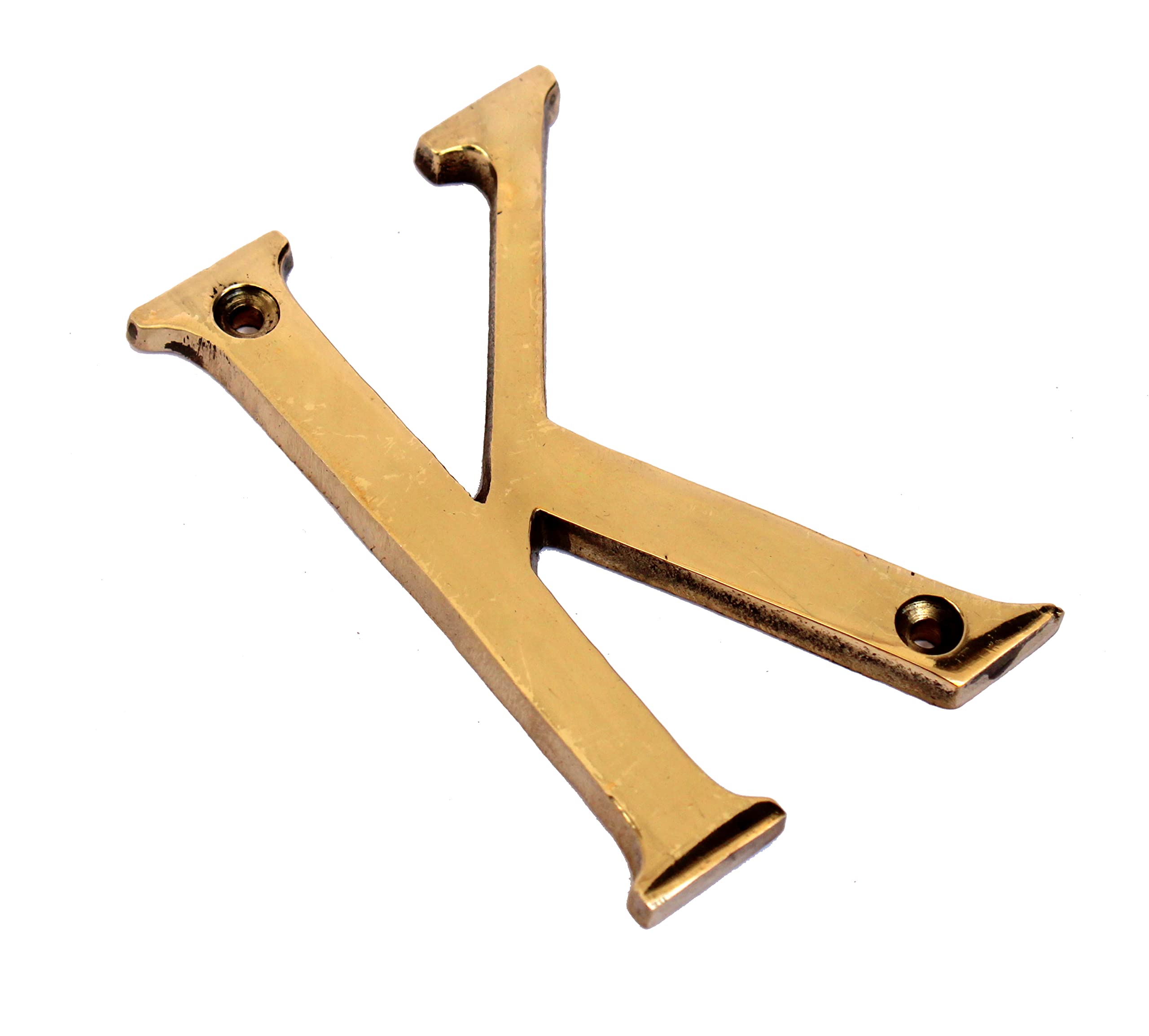 eSplanade - Brass House Hotel Door Name Alphabets - Wall Door Plaque Letter Alphabets - 3" Inches - Golden ("All Alphabet-3")