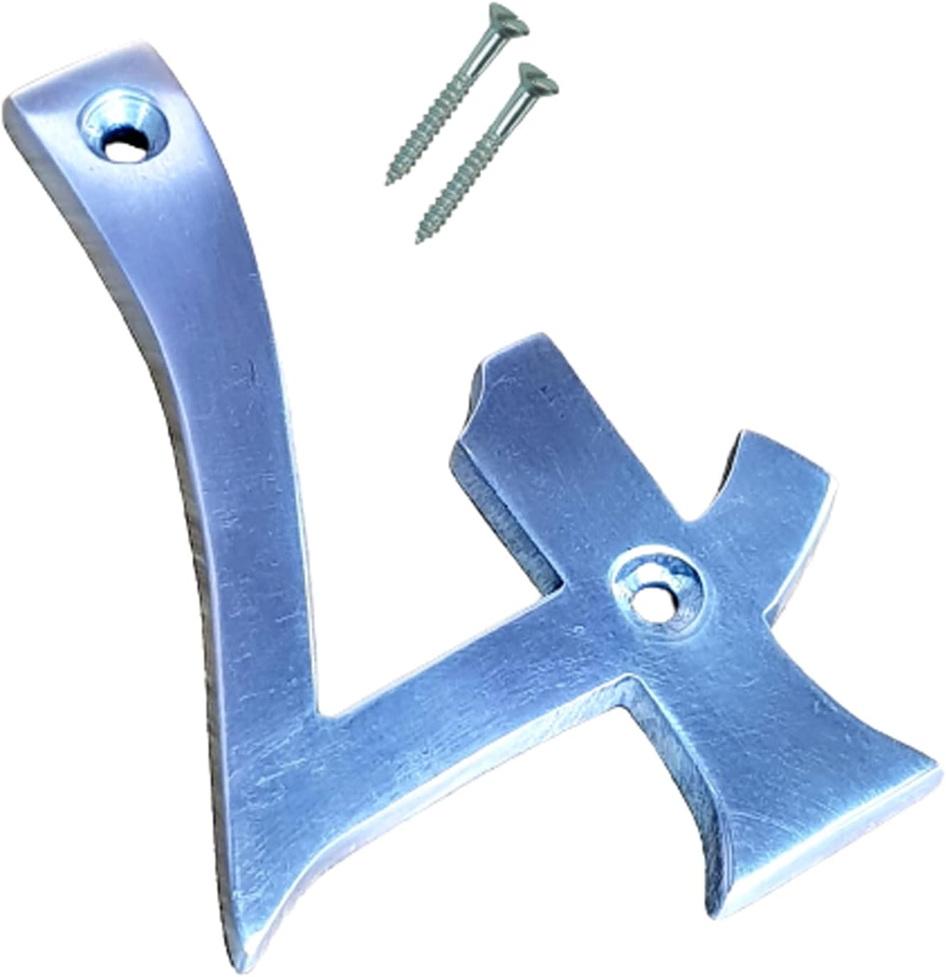 eSplanade 4" Aluminum House Hotel Door Number Plaque Sticky Numeric Numerical Digit 0-9