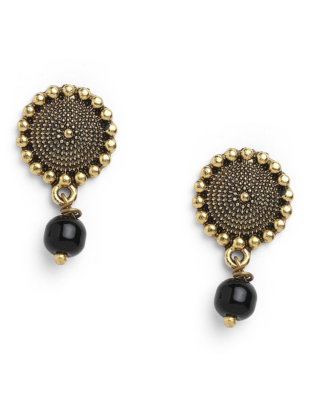 Binni s Wardrobe Oxidized Jewellery Set (Necklace, Earings, Womens), Metal, No Gemstone