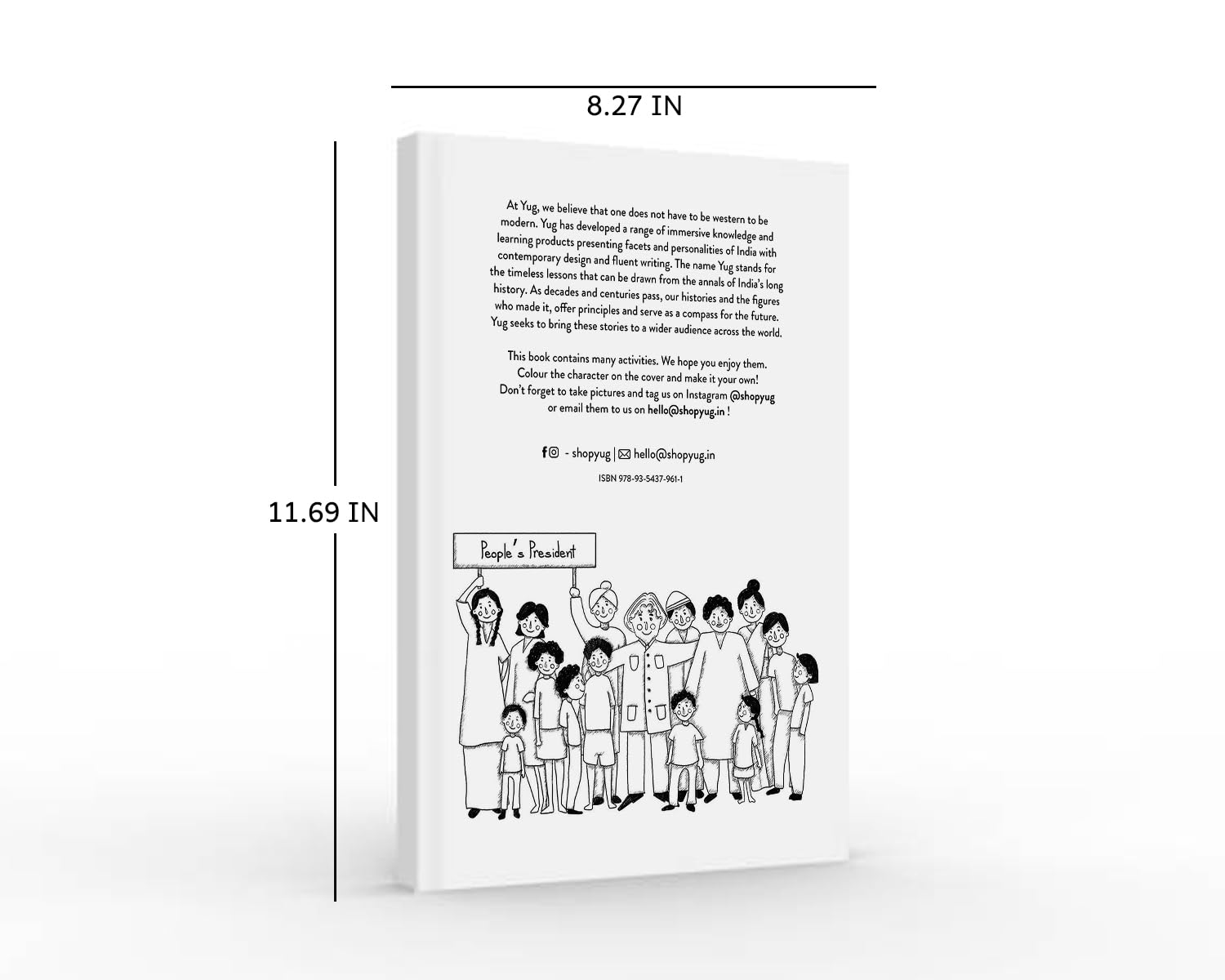 Dr APJ Abdul Kalam - Illustrative Biography of Indian President & Rocket Scientist With 5 Interactive Activity Sheets | Inspirational Activity Book for All by Yug Books