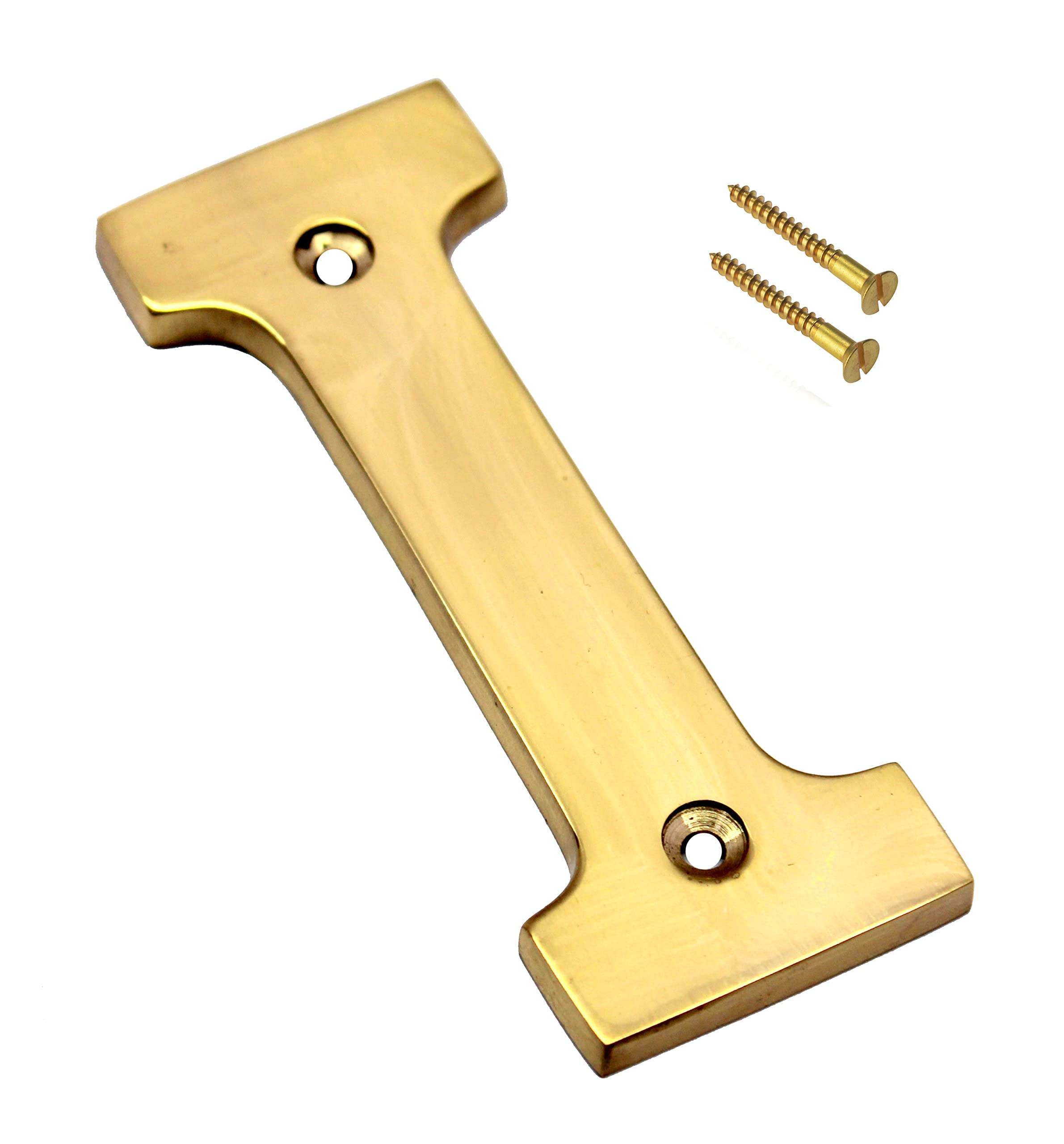 eSplanade Brass House Hotel Door Name Alphabets - Wall Door Plaque Alphabet Letter - Golden - 4" Inches (All Alphabets- 4")