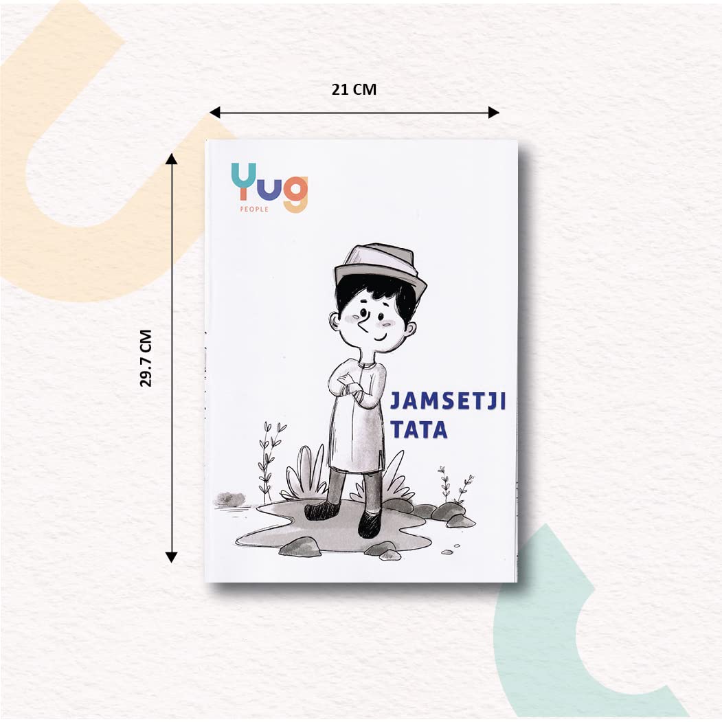 Jamsetji Tata - Illustrative Biography of Father of Indian Industry | Early Learning Activity Book with 5 Interactive Activity for All by Yug Books