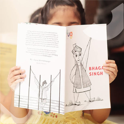 Bhagat Singh - Illustrative Biography of Indian Freedom Fighter & Great Revolutionary With 5 Interactive Activity Sheets | Inspirational Activity Book for All by Yug Books