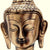 eSplanade Brass Buddha Face Wall Hanging Idol Statue Figurine Murti Showpiece | Buddha Head | Home Decor | Tibetan Buddhist Statue