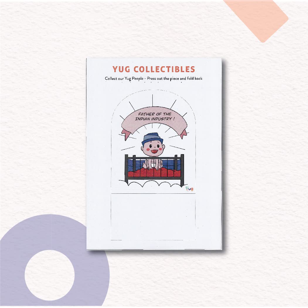 Jamsetji Tata - Illustrative Biography of Father of Indian Industry | Early Learning Activity Book with 5 Interactive Activity for All by Yug Books