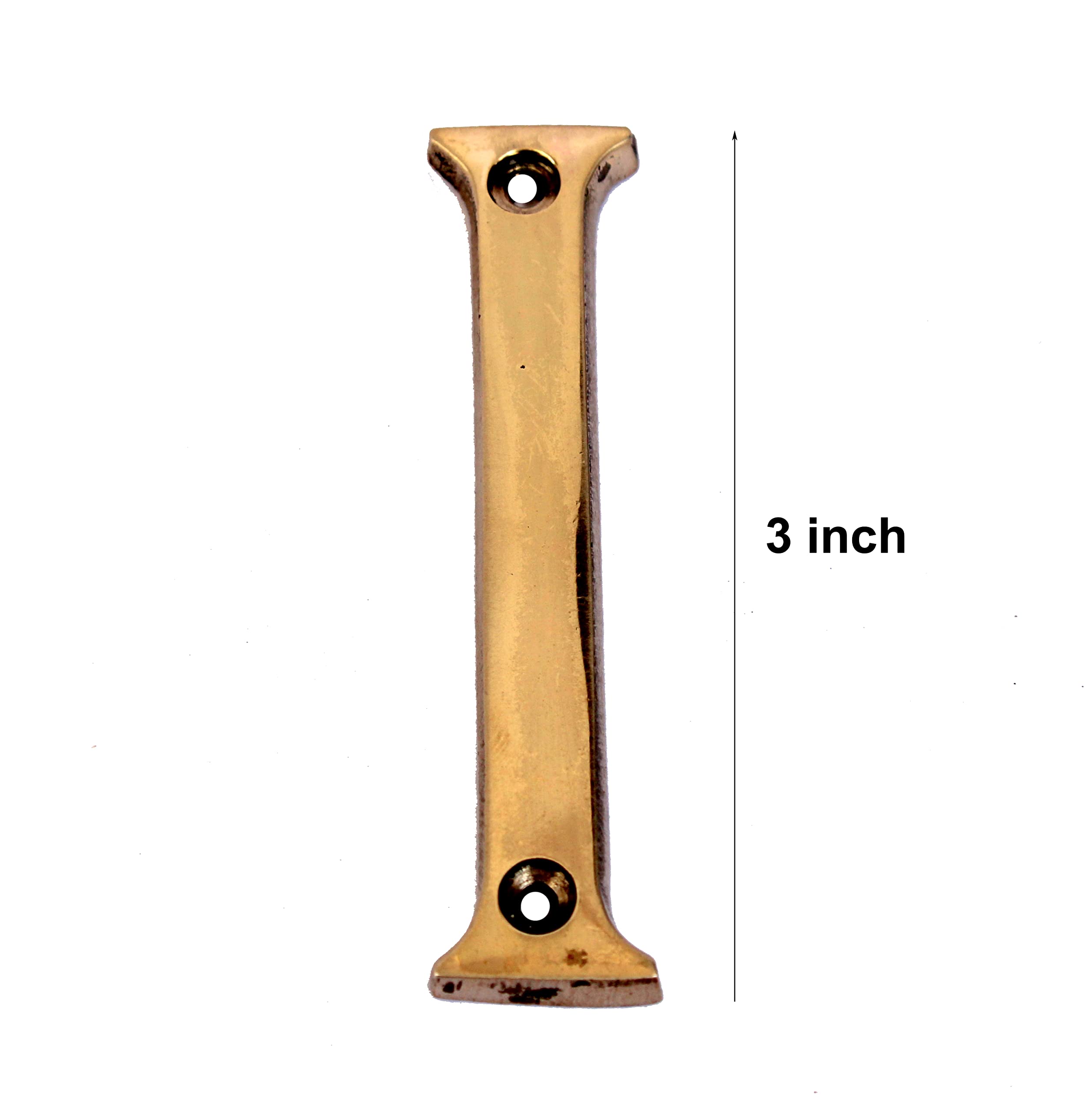 eSplanade - Brass House Hotel Door Name Alphabets - Wall Door Plaque Letter Alphabets - 3" Inches - Golden ("All Alphabet-3")