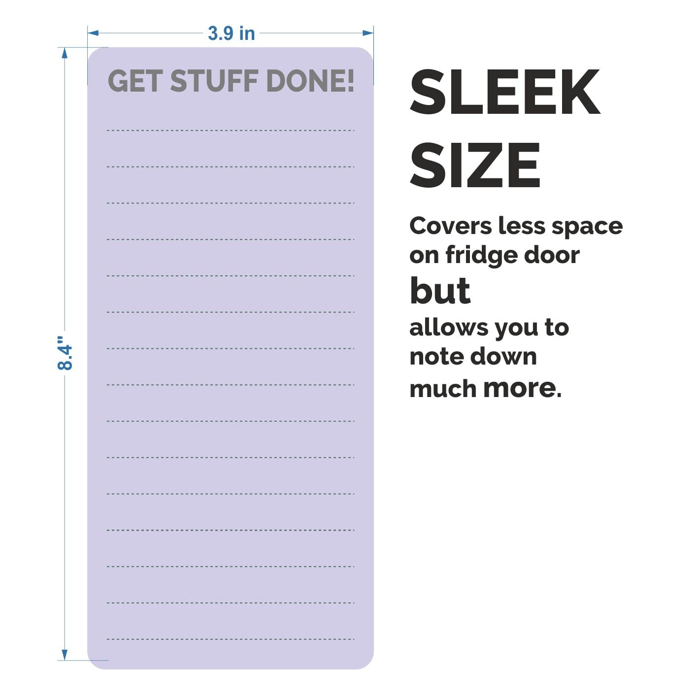 XOXOMags Mini Fridge Magnet Write-Erase Planner Board - for Daily and Weekly Tasks, Meal Planner, Organizer, Shopping Checklists for Home and Office (Pastel & Rainbow combo)