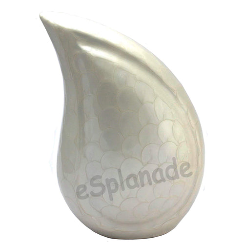 eSplanade Teardrop Cremation Urn Memorial Container Jar Pot | Cremation urn | Metal urn | Burial urn