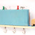 IVEI Utility Key Holder with a Small pin Board and a Handcrafted Wooden Camera - Yellow, Blue