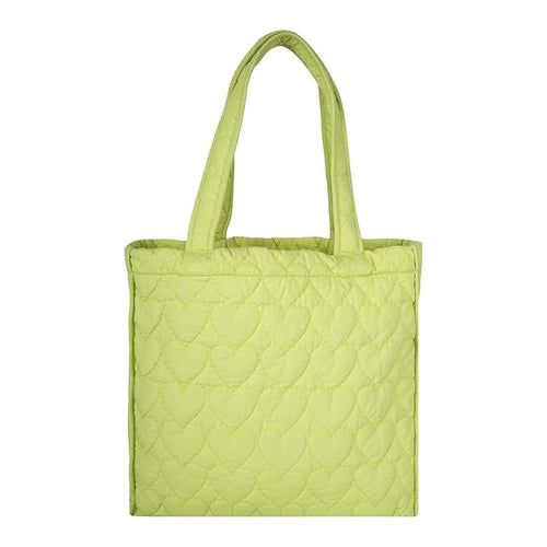 SKAPADORO Quilted Cotton Tote Bag, Multipurpose Hand Bag for Women, Girls For Shopping Travel College, Office, Everyday Use Shoulder Bag, Washable & Eco-friendly - Blue & Green Design