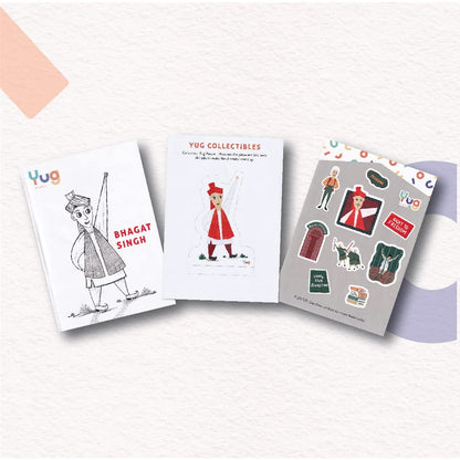 Biographies of Milkha Singh, Jamsetji Tata, President Abdul Kalam, Bhagat Singh, Raj Kapoor, Neerja Bhanot | Famous Inspirational Indian Personalities | Set of 6 Books by Yug