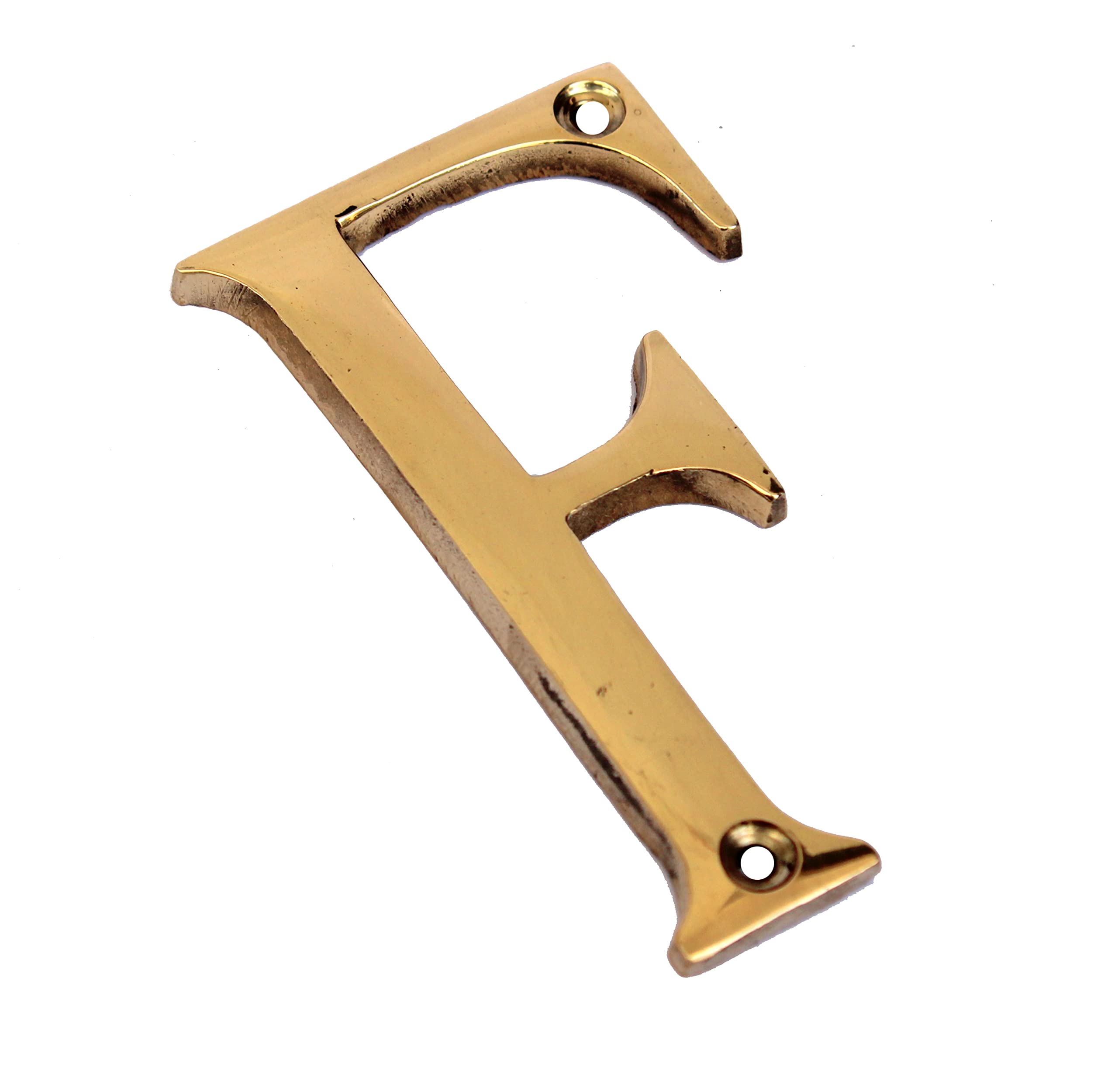 eSplanade - Brass House Hotel Door Name Alphabets - Wall Door Plaque Letter Alphabets - 3" Inches - Golden ("All Alphabet-3")