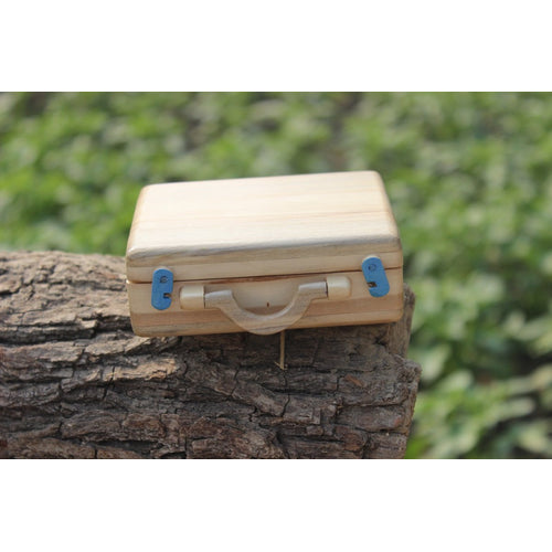 IVEI Suitcase Desk Organizer- Blue