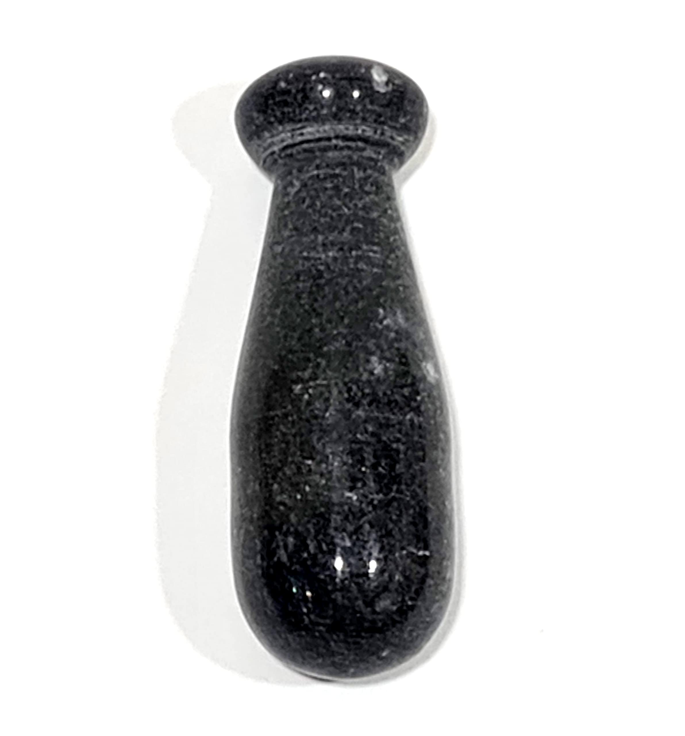 KLEO 3" Compatible Black Pestle for Many Sizes Mortar | Small Kitchen Cooking Tools (Black & White -3"Inch)