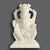 StonKraft Marble Ganesh Ganesha Statue Murti Idol ( Left Trunk)