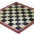StonKraft Stone Chess Board with Wooden Base - 12" x 12" Inches