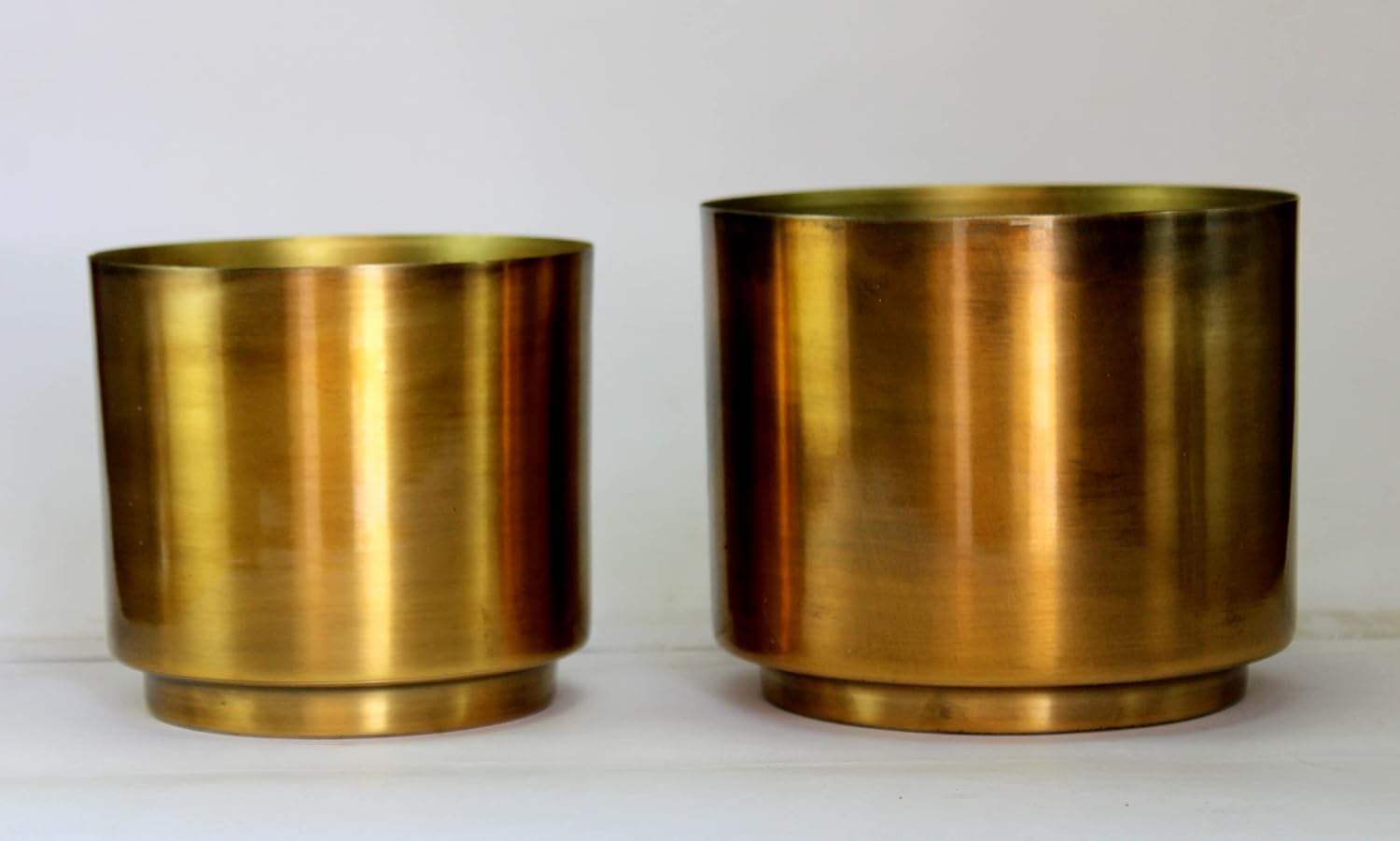 eSplanade Metal Flowerpot for Living Room Bedroom Garden Tabletop Planter