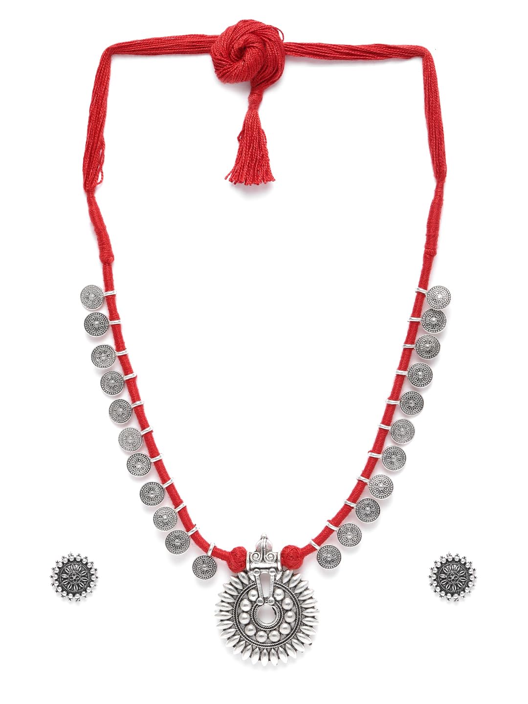 Binnis wardrobe square pendant inticrated beautiful choker set