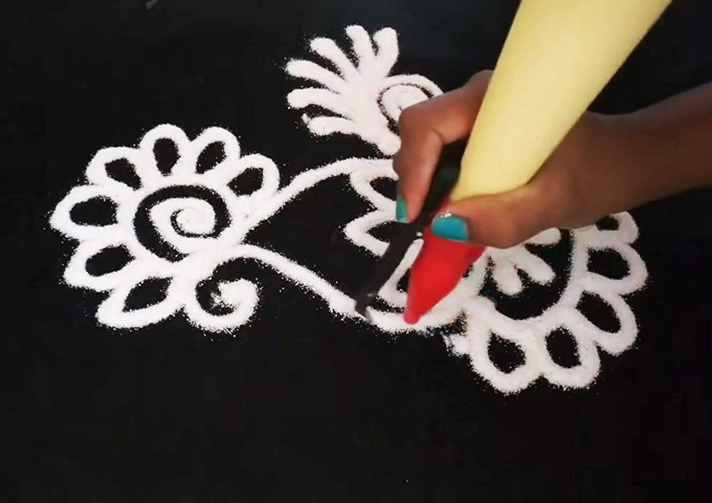 TOTA Rangoli Kit for Floor Rangoli for Pooja Art and Craft for Kids (Rangoli Kit)