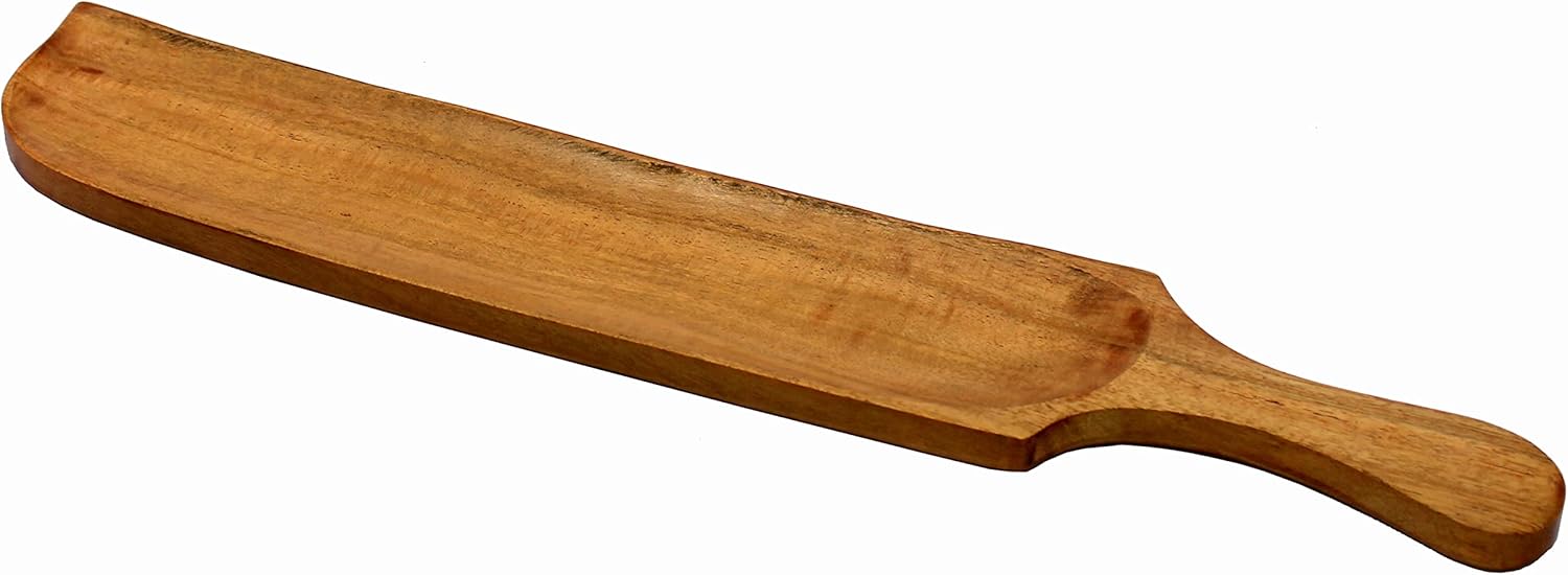 ESPLANADE Momos Platter Serveware Tableware & Serving Pieces for Home and Kitchen | Wood - 18" Inches - Brown