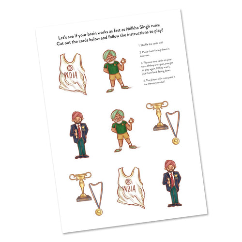 Milkha Singh: Flying Sikh - An Inspirational Life of one of the Greatest Sportsmen | Early Learning Book with 5 Activity Sheets for All by Yug Books