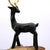 eSplanade Deer/Antelope Pair - Sculpture Showpiece | Decorative Items - Home Decor | Brass - 8" & 7.5" Inches - Brown, Black