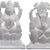 StonKraft - 7" (BIG SIZE) - Ganesh Laxmi Idol - Marble Lord Ganesh Ganpati Ganesha Laxmi Lakshmi Idol, Statue, Murti, Sculpture - Plain & Colourfull