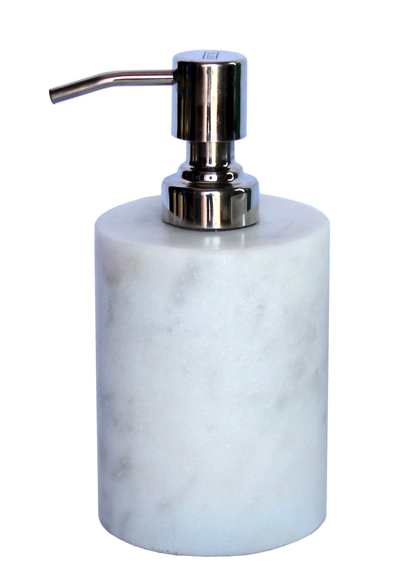 KLEO Soap Dispenser Lotion Dispenser - Made of Natural Stone - Luxury Bathroom Accessories Bath Set (Grey)