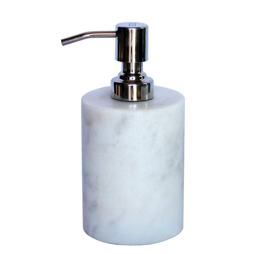 KLEO Marble Soap/Lotion Dispenser - Stone Bathroom Accessories Set Marble Bath Set