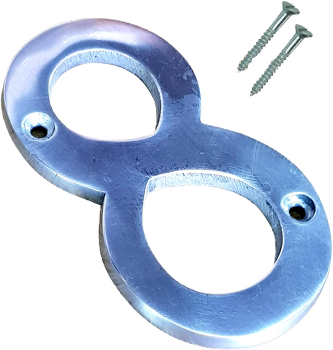 eSplanade 4" Aluminum House Hotel Door Number Plaque Sticky Numeric Numerical Digit 0-9