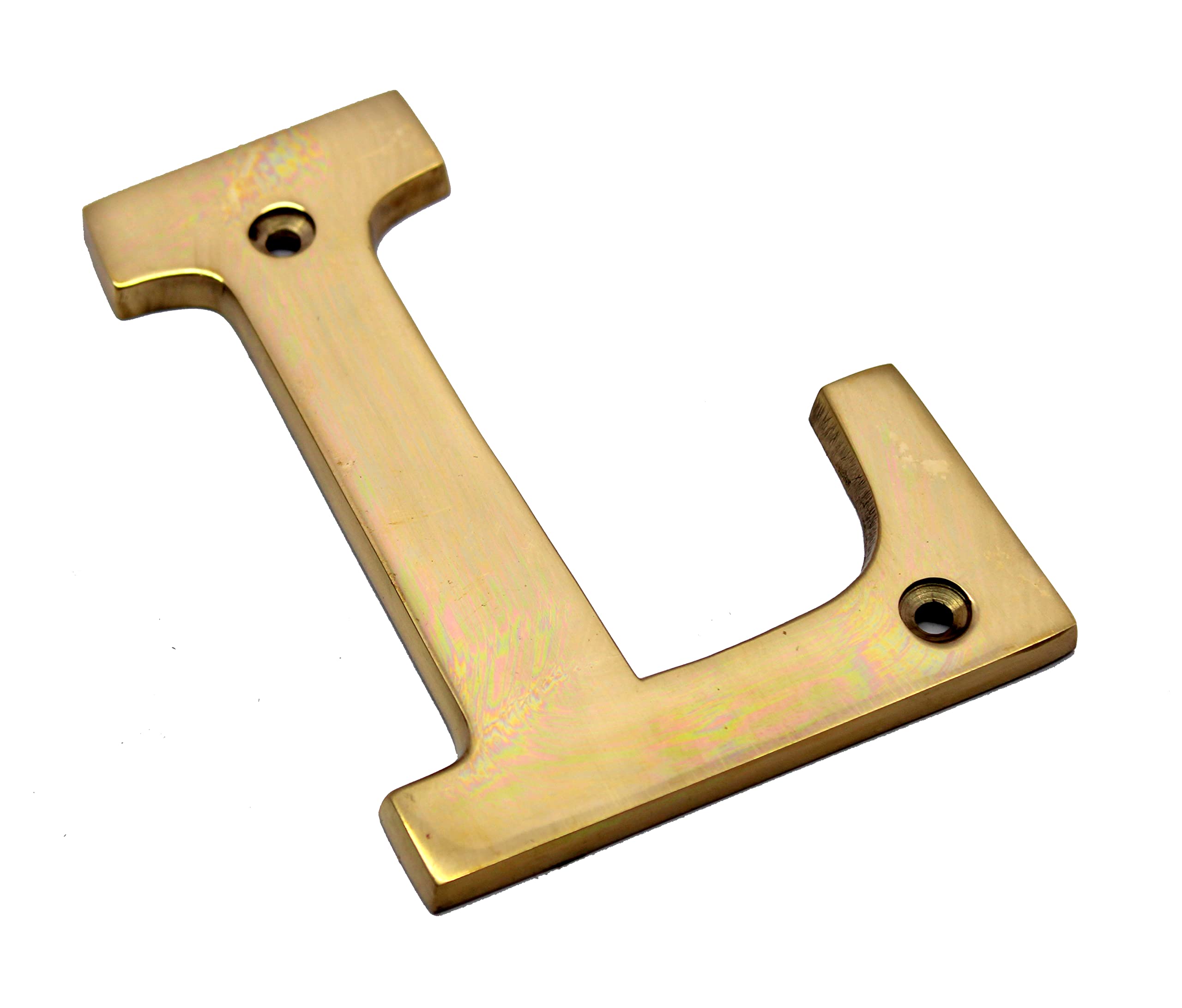 eSplanade Brass House Hotel Door Name Alphabets - Wall Door Plaque Alphabet Letter - Golden - 4" Inches (All Alphabets- 4")