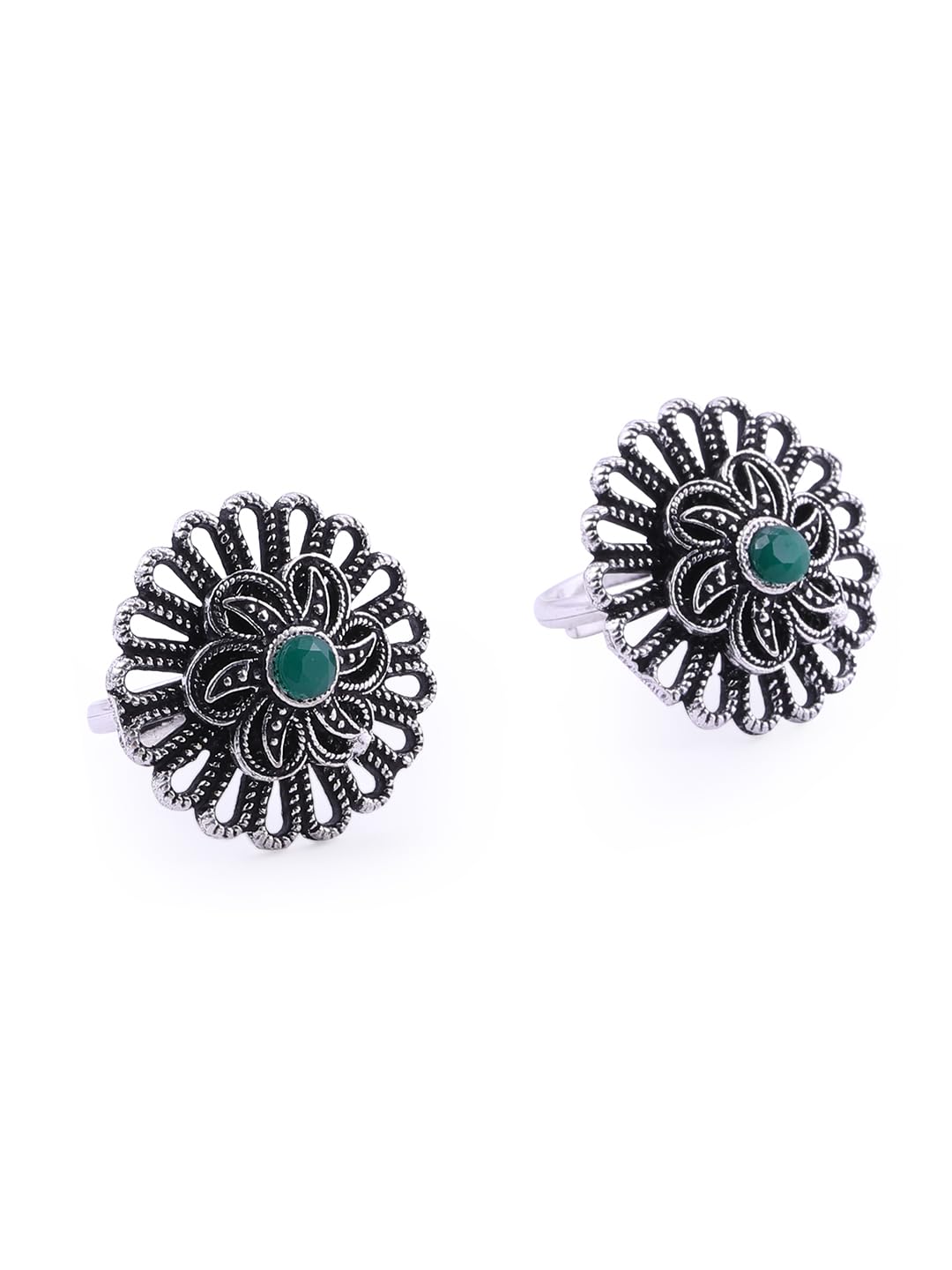 Binnis Wardrobe Toe Rings - Bichua - Bichiya for Women Girls | Jewellery - Fashion Items | German-Silver (Copper) - Peacock Shape