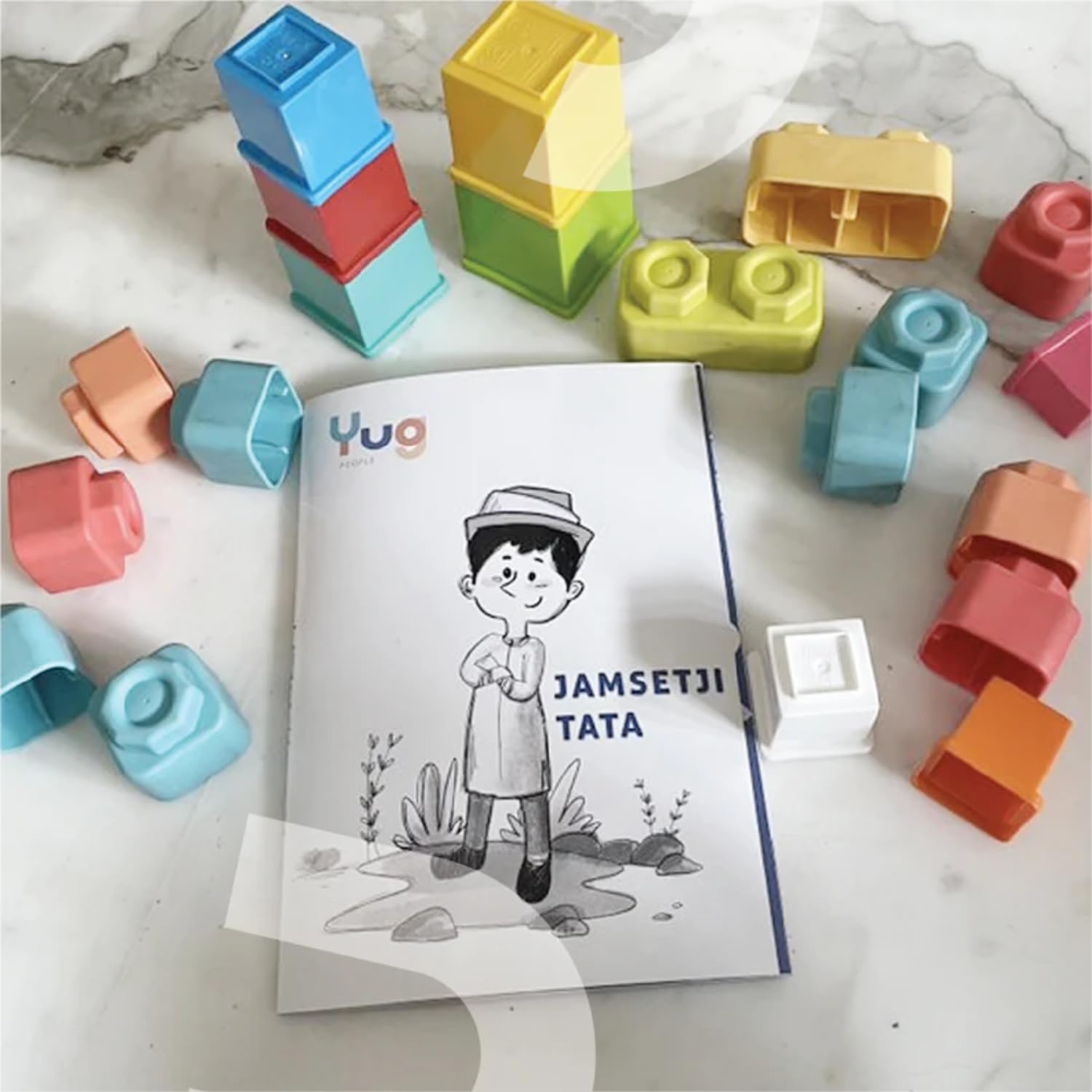 Jamsetji Tata - Illustrative Biography of Father of Indian Industry | Early Learning Activity Book with 5 Interactive Activity for All by Yug Books