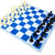 StonKraft 18.2'' x 18.2'' Tournament Roll Up Vinyl Chess with Pieces - Ideal for Professional Players